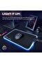 GXT 765 RGB Mouse Pad & 4-Port USB Hub – 350x250mm, LED, Flexible, 1.2m Cable – Black - 4