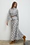 Plaid Skirt Suit White - 5