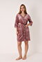 Soft Cotton Bamboo Women's Dressing Gown Bathrobe Home Wear / Coffee 3477 - 6