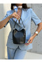 Very Stylish Black Women's Hand and Shoulder Bag - 2