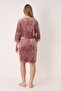 Soft Cotton Bamboo Women's Dressing Gown Bathrobe Home Wear / Coffee 3477 - 8