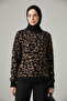Leopard pattern soft sweater