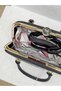 339 Stone Lock Detail Both Hand and Shoulder Bag for Women - 4