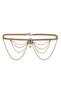 Heart of Chains Heart Charm Gold Plated Chain Belt - 2