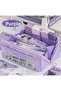 Kawaii Purple Color Multi-Compartment Large Capacity Pen Holder Pencil Case Organizer Makeup Bag - 4