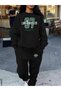 Women's 97 Los Angeles Printed Crew Neck Sweatshirt and Jogger Sweatpants - Bottom Top Set - 2