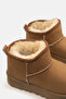 Women's Ankle Boots with Fur Inside and Sole Mid Thick Sole Women's Suede Boots - 3