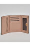 Black Women's Textured Tri-Fold Wallet - 5