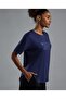 Typography Print Active T-Shirt with Crew Neck and Short Sleeves - 2