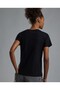 Typography Print T-Shirt with Crew Neck and Short Sleeves - 3