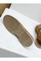 26Y-001-R40220 Women's Genuine Leather Loafers with Metal Detail on the Front - 6