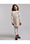Sequined Sweater Dress with Crew Neck and Long Sleeves - 3