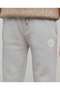 Print Detail Joggers with Drawstring Waist - 5