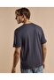 Typography Print T-Shirt with Crew Neck and Short Sleeves - 4