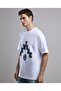 Typography Print T-Shirt with Crew Neck and Short Sleeves - 2