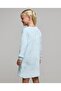 Cinnamoroll Embroidered Nightdress with Crew Neck and Long Sleeves - 5