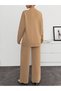 Women's Stone Detailed V-Neck Buttoned Knitwear Set - 5
