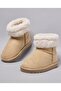 Ivory Girl Fur Detail Winter Boots - 5