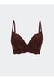 Wireless Unpadded Lace Triangle Bra - 2