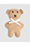 Brown Girl's Knitted Sleepsuit with Toy Set - 5
