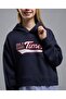 Typography Print Hoodie with Long Sleeves - 4