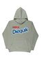 Lenithra Need to Diequik Back Printed Unisex Oversize Gray Hoodie - 3