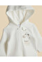 Ivory Boy's Appliqued Hooded Sleepsuit - 3