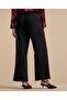 Solid Wide Keg Pants with Drawstring Waist - 5