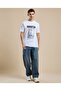 Printed T-Shirt with Crew Neck and Short Sleeves - 5