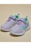 Lilac GIrl Appliqued Velcro Shoes - 2