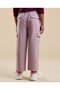 Solid Cargo Pants with Button Closure - 5