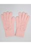 Dusty Pink Women's Knitted Winter Gloves