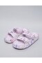 Lilac Women's Printed Double Strap Slides - 3