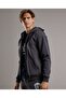 Solid Hooded Jacket with Zipper Closure - 4