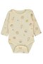 Organic Interlock Long Sleeve Body Ay (Organic Cupcakes) Beige