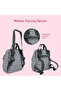 set of 3 Diaper Backpack with Changing Mat and Bottle Bag - Arrow Grey - 2