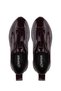 Women's Genuine Leather Burgundy Sneakers & Sports Shoes - 5