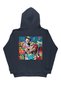 Lenithra Pop Art Muhammed Ali Back Printed Unisex Oversize Smoked Hoodie - 5