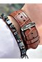 Functional Brown-Green Color 10 Atm Water Resistant Steel Case Men's Wristwatch 2481.04Mr - 4