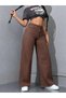Adel Women's 90's Lycra Super High Waist Loose Jeans Palazzo Denim Pants Beeke1001 - 2