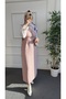 Dusty Pink Glittery Tweed Hijab Vest - 3