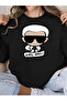 Unisex Printed Oversize 100% Cotton Crew Neck Sweatshirt