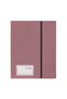 Pp a4 elastic folder, 30 protective sheets, dark pink sf092