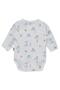 Organic Single Double K Double-Breasted Body (Organic Stars and Koalas) Ecru - 2