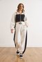 Women's White Color Detailed Embroidered Thick Winter Tracksuit Set Etkm-0000073 - 3