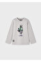 Long Sleeve T-Shirt for Ages 4-10 - Gray - 4