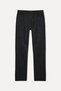 Men's Anthracite Slim Straight Fit Trousers - 6