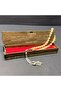 33-Piece Citrine Stone Prayer Beads with Special Wooden Box – Sphere Cut - 3