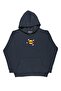 Lenithra Pop Art Van Gogh Back Printed Unisex Oversized Smoked Hoodie - 5