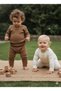 Flexible, Soft, Elastic Waist, Leg Detail, Thick Knitwear Unisex Baby Kids Tights Set of 2 (0-3 Years) - 4